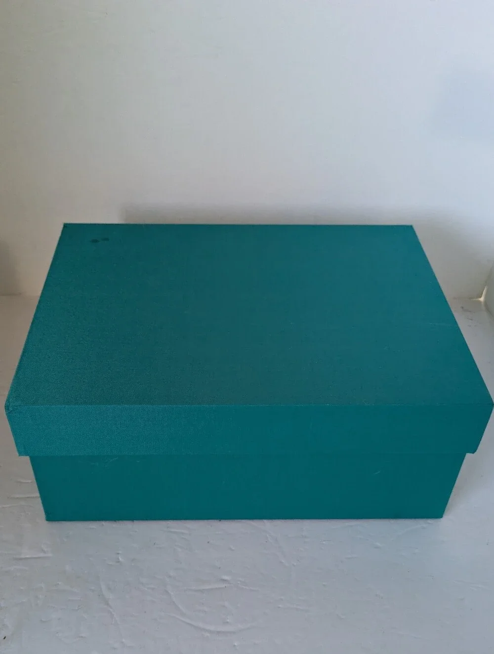 Storage Box Teal Home Organization Box Adjustable Inside Dividers